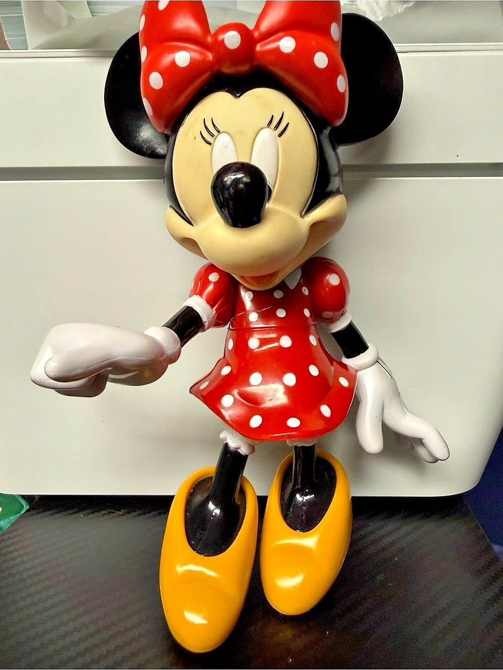 Disney Minnie Mouse Polka Dot Figure Red & Yellow